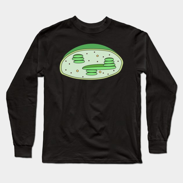 Chloroplast Long Sleeve T-Shirt by RosArt100